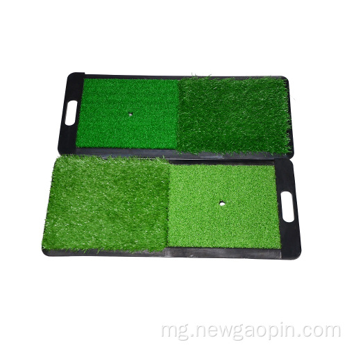 Amazon Portable Dual Turf Golf Mat Mat